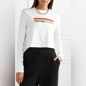 Opening Ceremony Graphic Crop Top